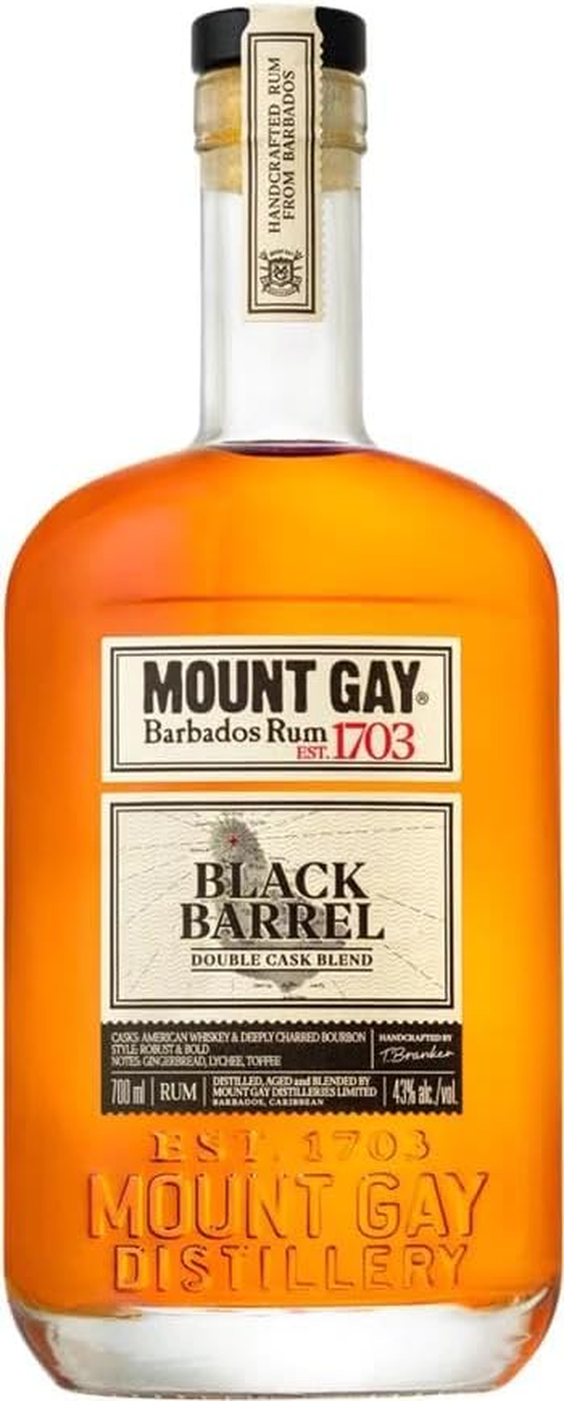 Mount Gay Black Barrel Rum 43% 700Ml