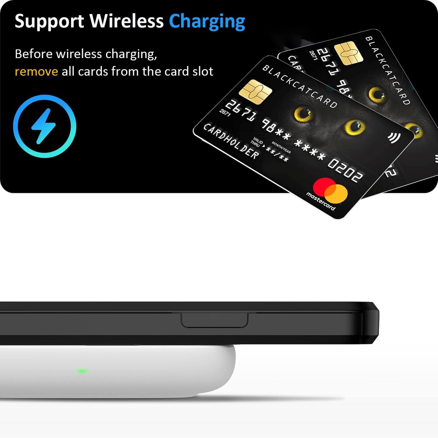 For Iphone 12 Mini Case with Credit Card Holder, Areaphmet Wallet Case Slide Cover Dual Layer Hard PC Rubber Cover Phone Case for Iphone 12 Mini 5.4'' 2020 Black image number 2