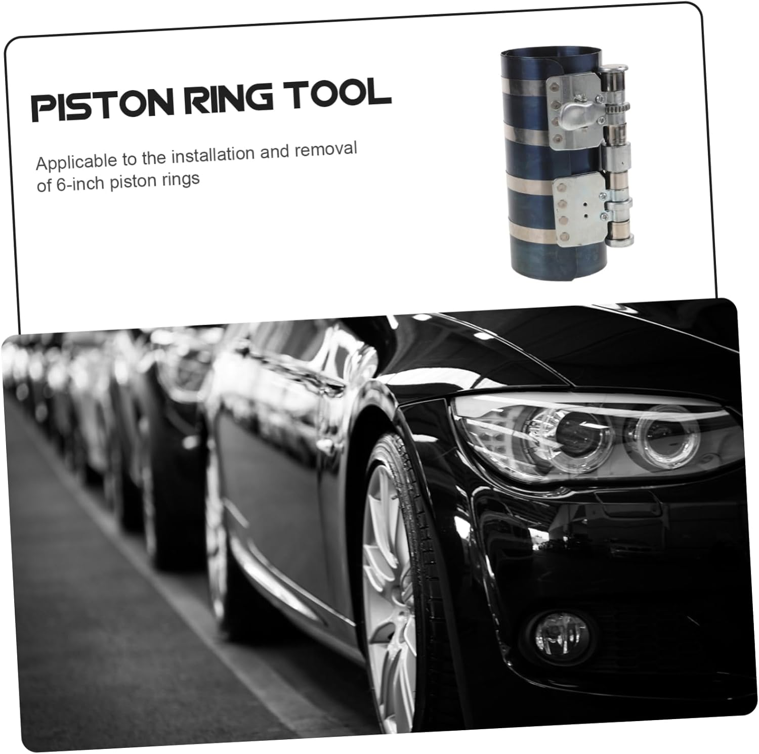 MOLUCKFU Automotive Piston Ring Compressor Piston Ring Installation Tool Diy Mechanic Kit image number 5