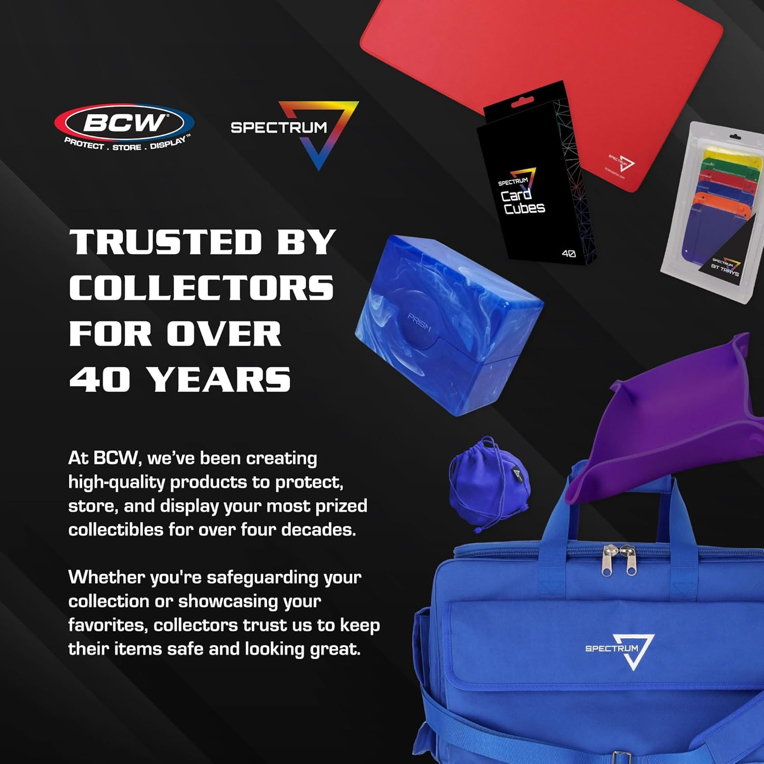 BCW Elite2 Small Deck Guard, Black, 60 Sleeves - Red image number 6