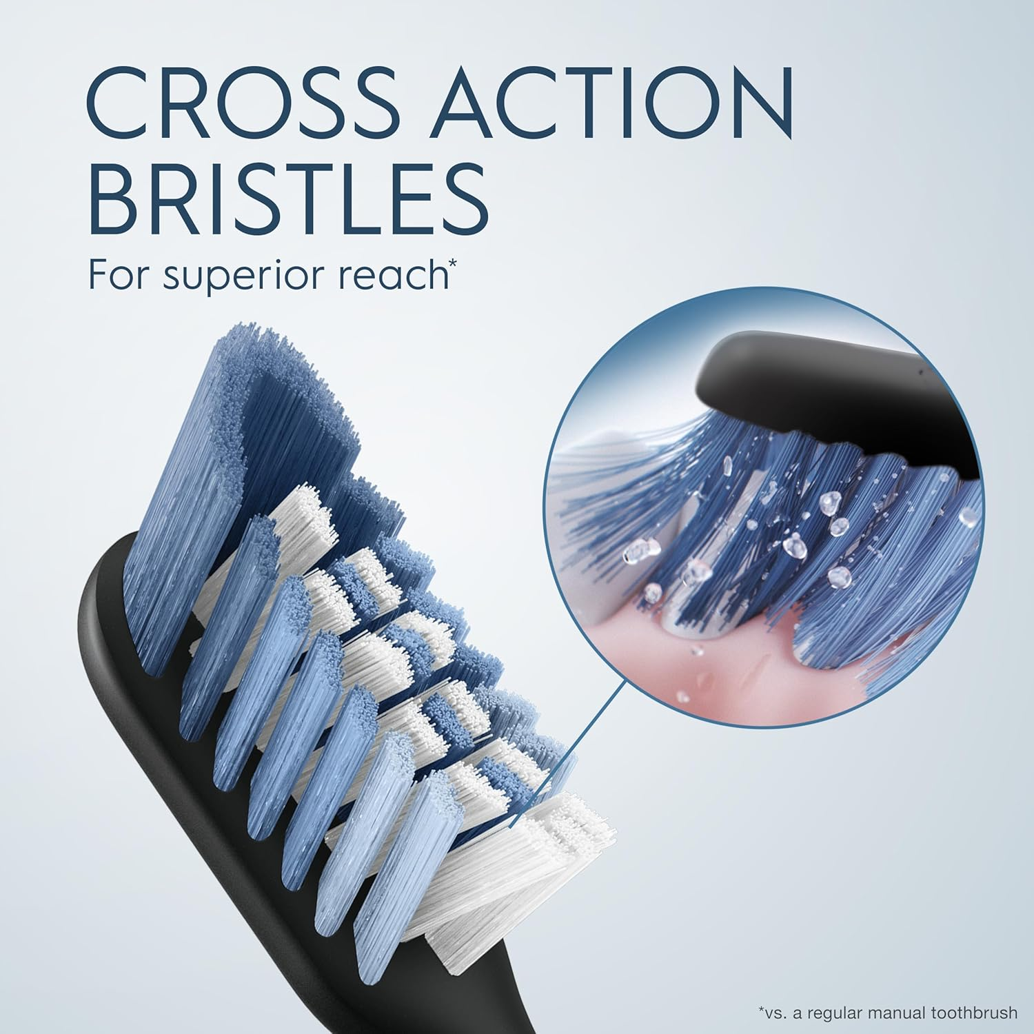 Oral-B Clic Toothbrush Ultimate Clean Replacement Brush Heads, White, 2 Count image number 2