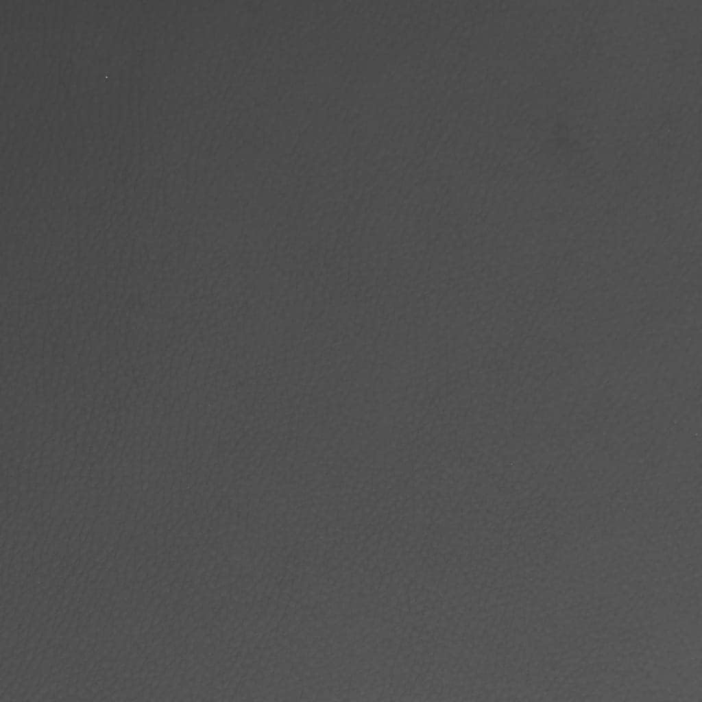 Vidaxl Adjustable Swivel Dining Chair Bar Stool/Kitchen Seat - Grey Faux Leather - Chromed Steel Frame W/Gas Lift & 360-Degree Swivel