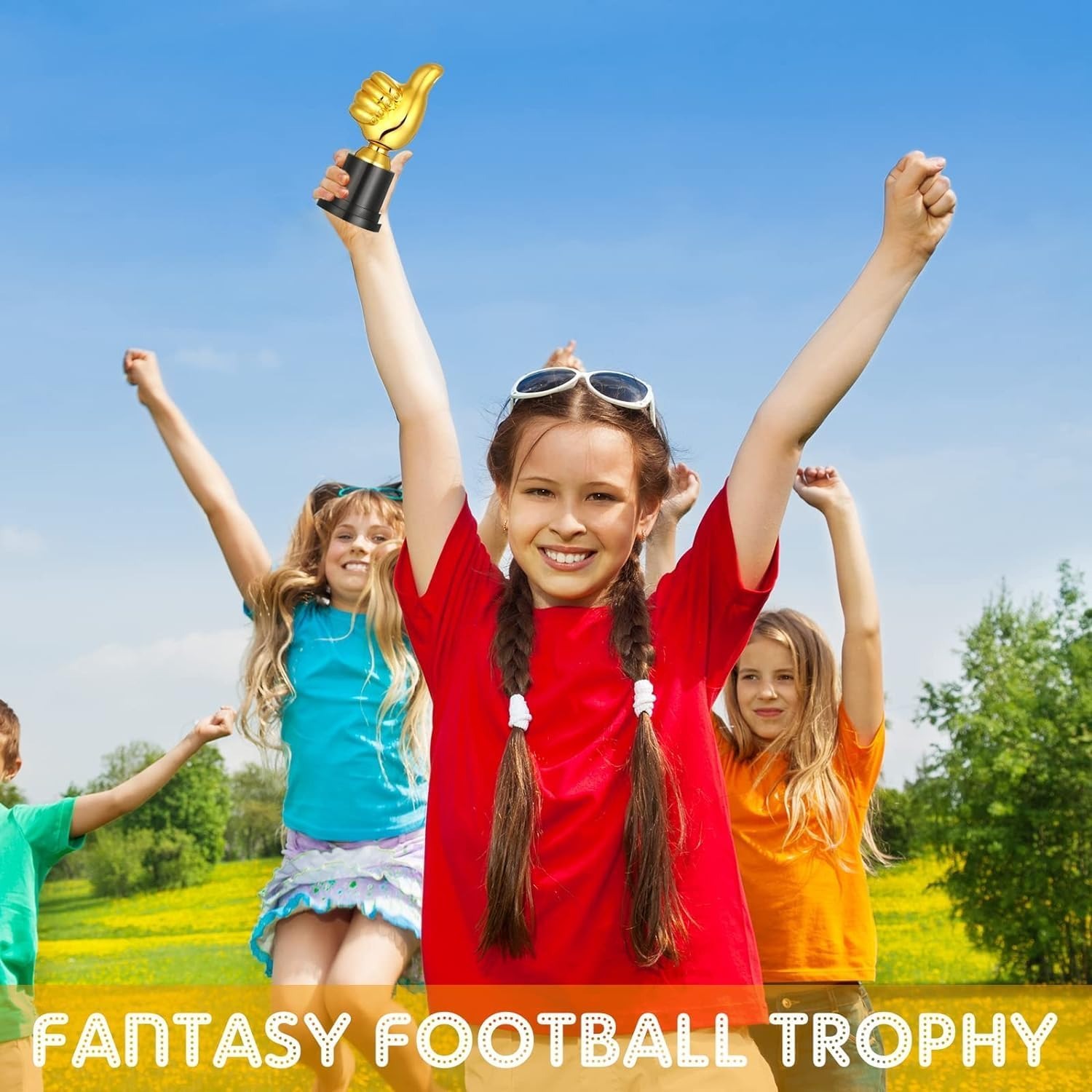 Golden Thumb Trophy,4Pcs Gold Trophy plus Thumbs Up,Trophy plus Thumbs Up,Trophies Thumbs up Trophies,Thumb Shaped Trophies Gold Trophy Awards Rewards Trophies Trophyr image number 5