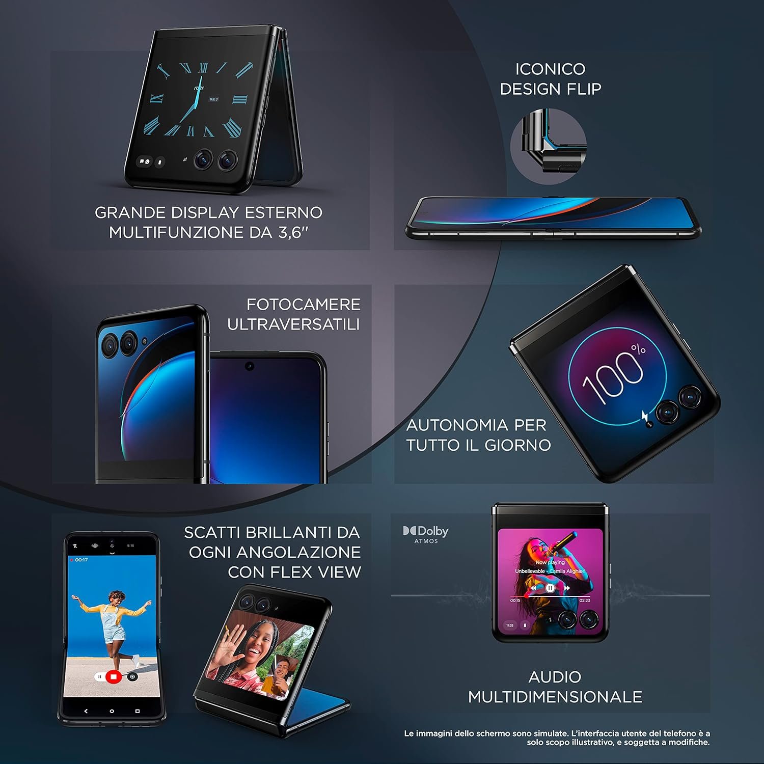 Motorola Moto Razr 40 Ultra 8 + 256 GB Black image number 4