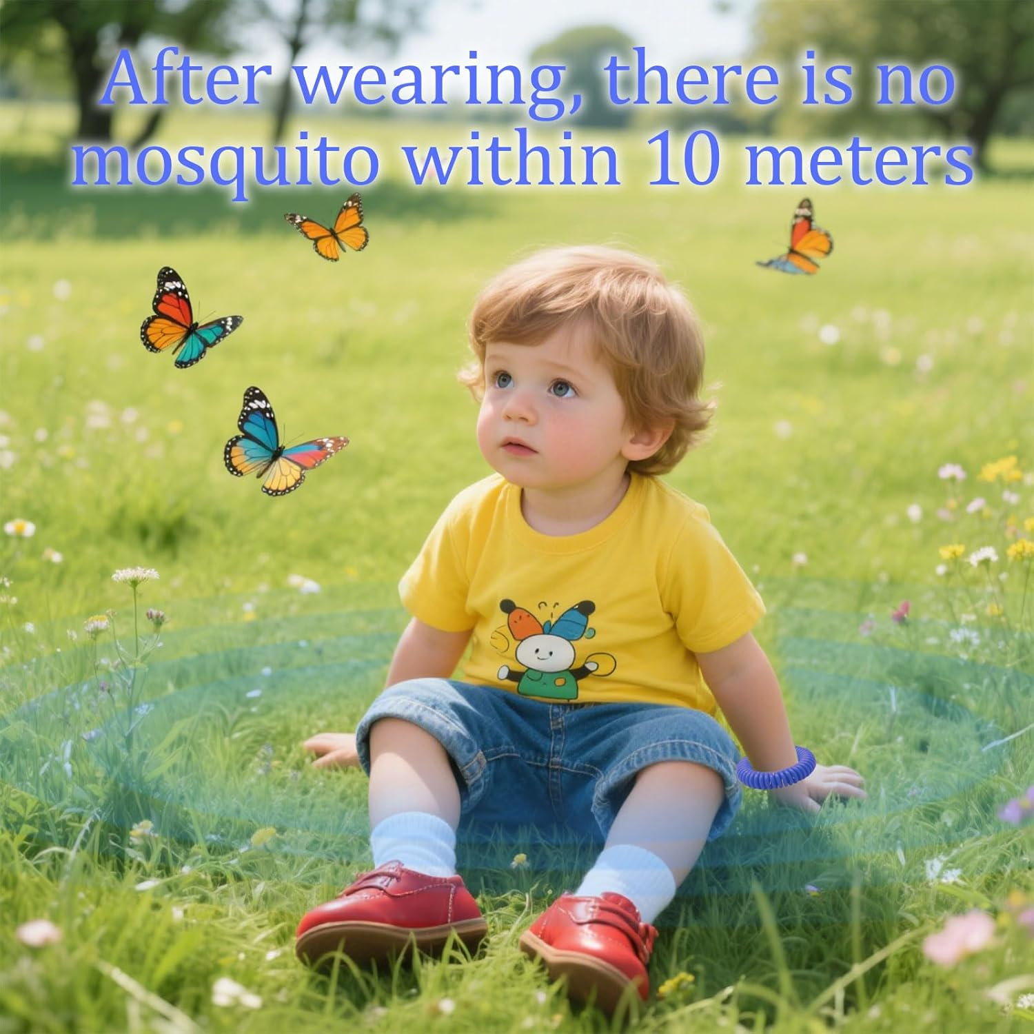 20Pcs Mosquito Bracelet, Deet Free Mosquito Bands, All-Natural Waterproof Repellent Wristbands, Suitable for Adults and Children, Indoor and Outdoor Camping, Travel, Swimming and Fishing image number 2