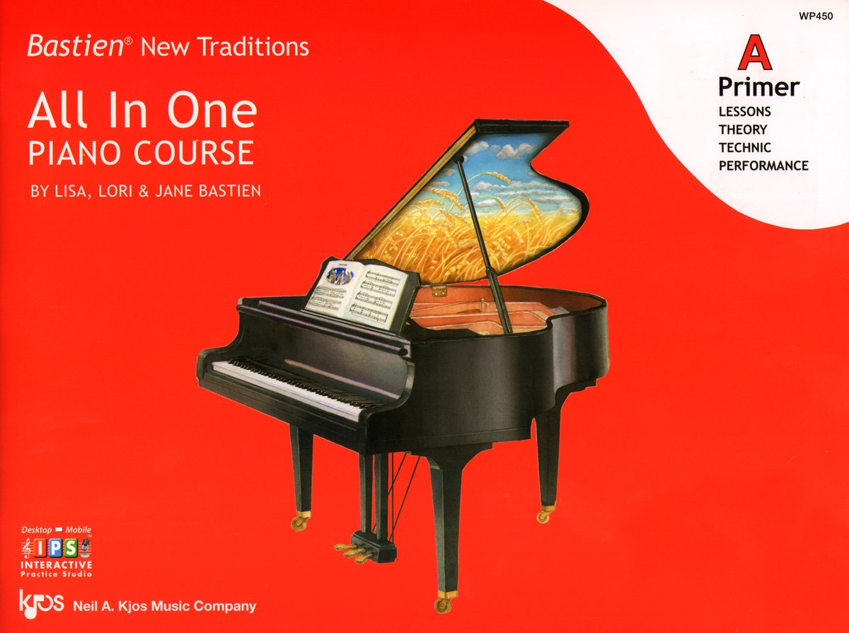 WP450 - Bastien New Traditions - All in One Piano Course - Primer A
