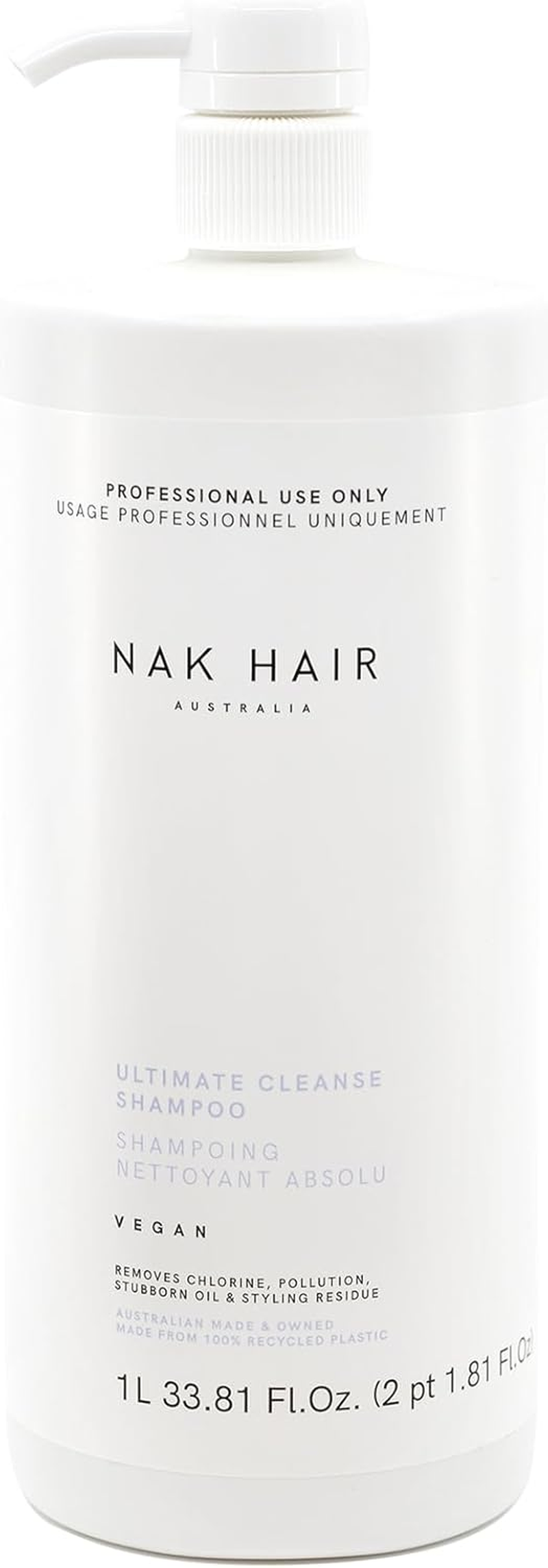 NAK Ultimate Cleanse Shampoo, 1 L