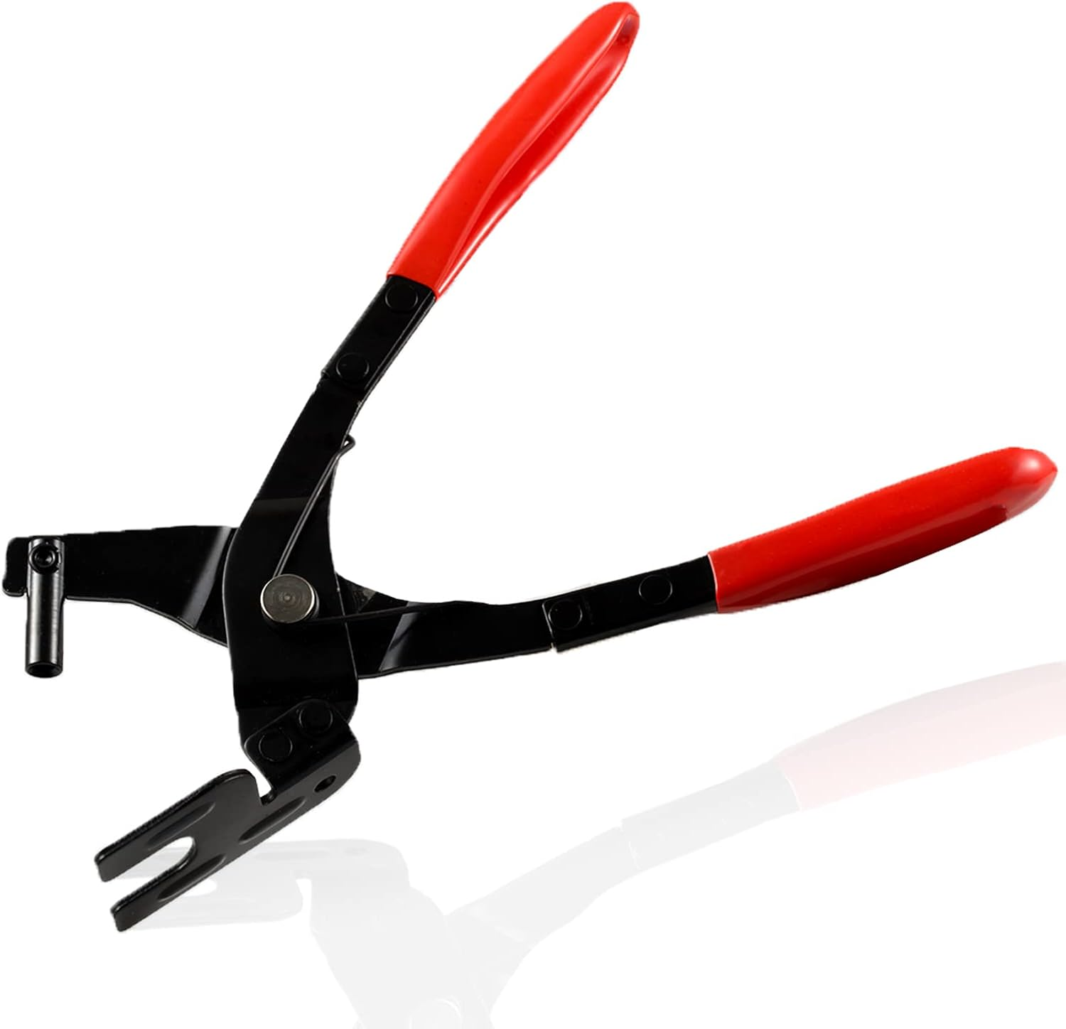 10 Inches Exhaust Hanger Removal Pliers Exhaust Pliers for Rubber Bracket and Exhaust Hanger Separation Exhaust Hanger Tool with 25-Degree Offset Handle for Access in Hard-To-Reach Places image number 2