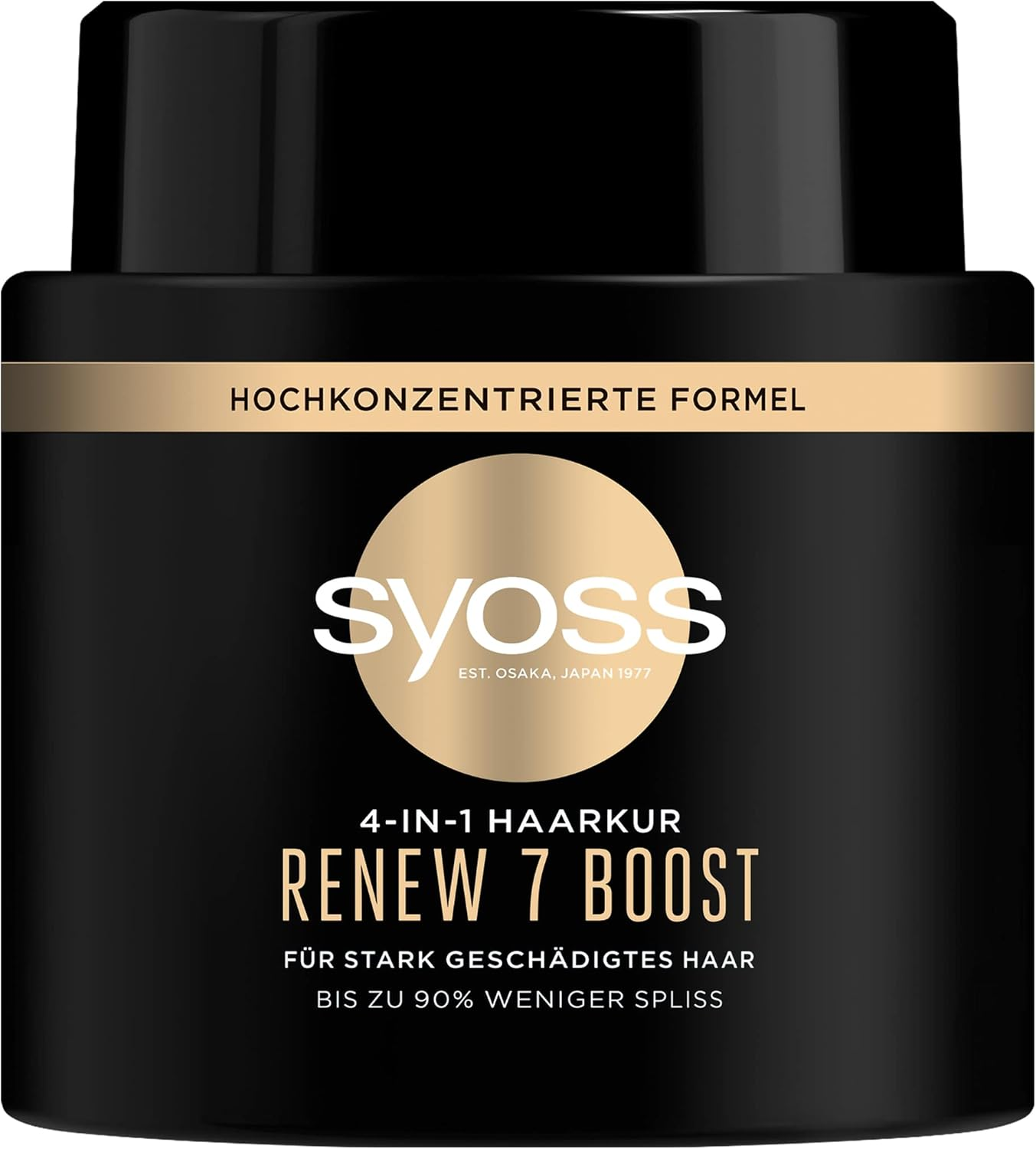 Syoss Renew 7 Boost Hair Mask (500Ml), 4-In-1 Hair Treatment for Strongly Damaged Hair, Hair Repair Mask with Highly Concentrated Formula Ensures up to 90% Less Split Ends image number 4