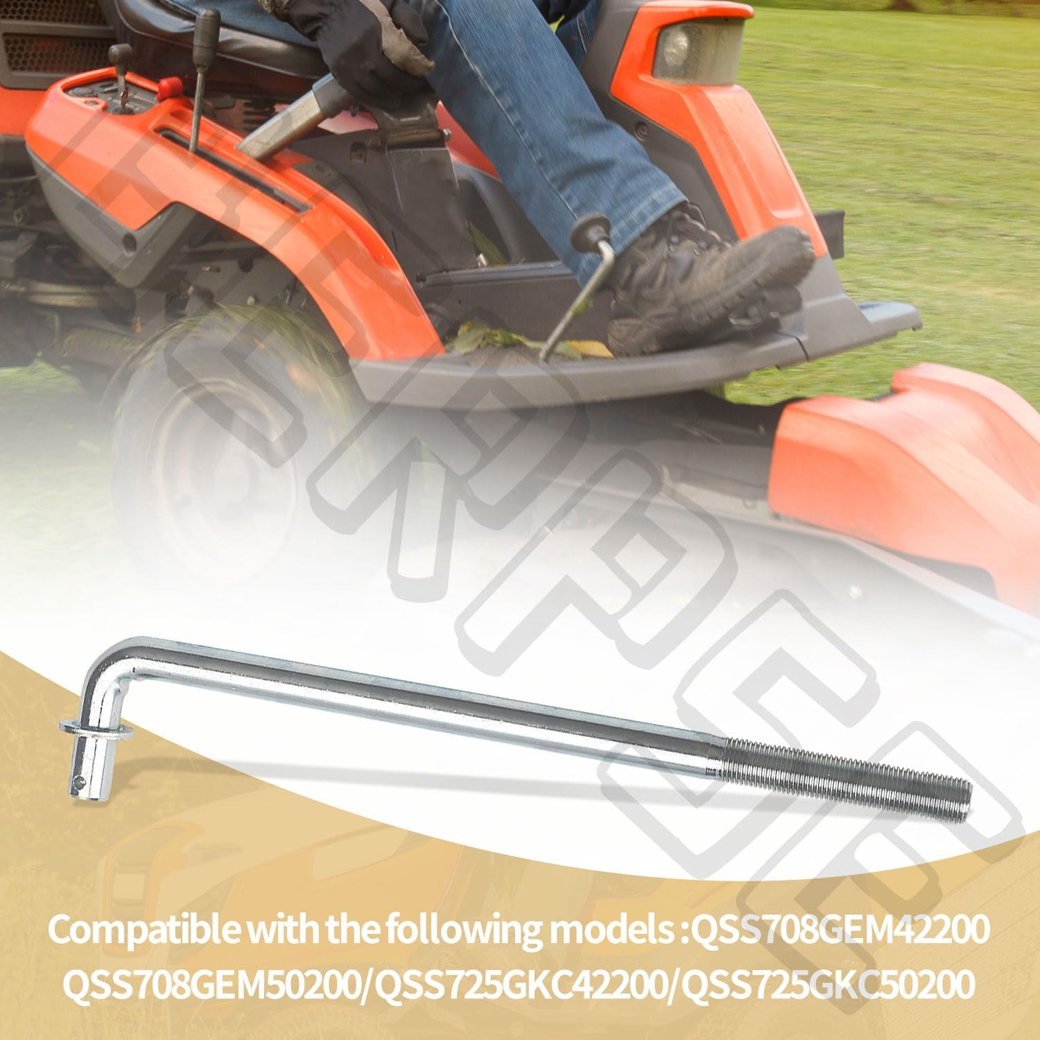 131-3945 Deck Mount Rod Compatible with Toro E S Series, Fits Models 725057036 725058016 725058036 74385 74386 74387, Replace 104-8047 image number 2