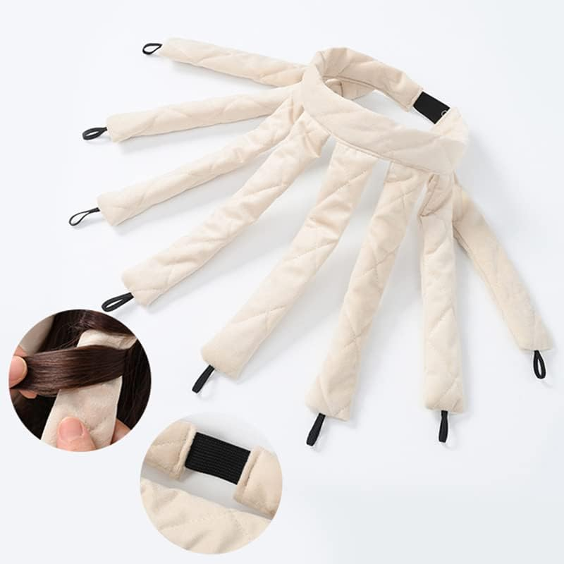 Octopus Heatless Hair Curler Headband - Effortless Overnight Curls with Eight Claw Design, Perfect for Hair Styling image number 6