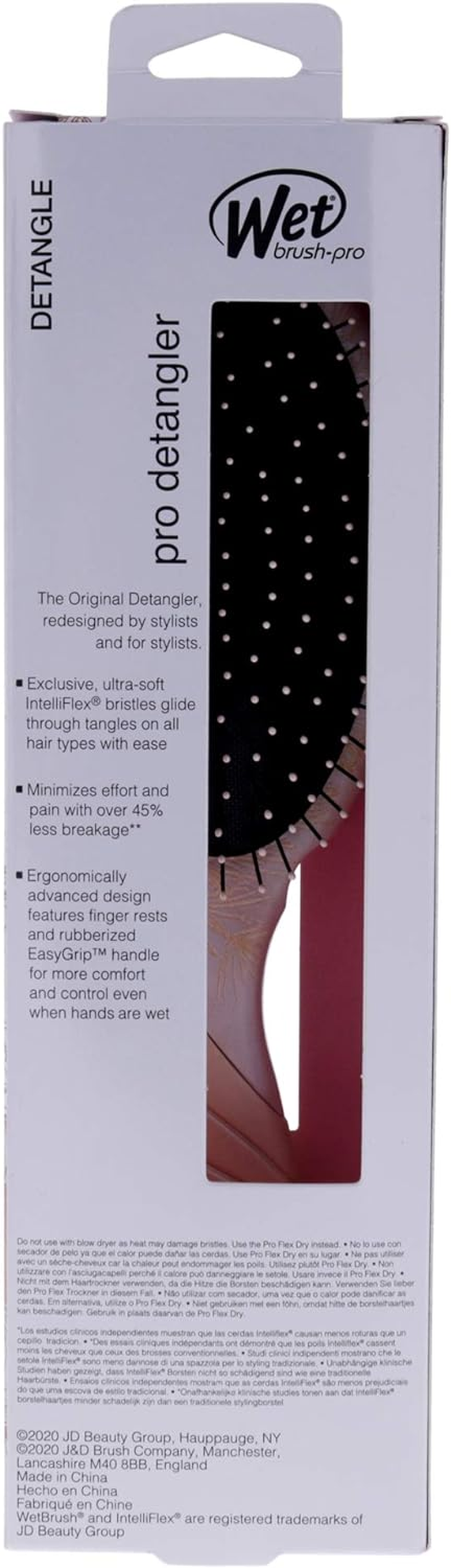 Wet Brush Pro Detangler Winter Frost Hair Brush - Icy Blooms image number 2