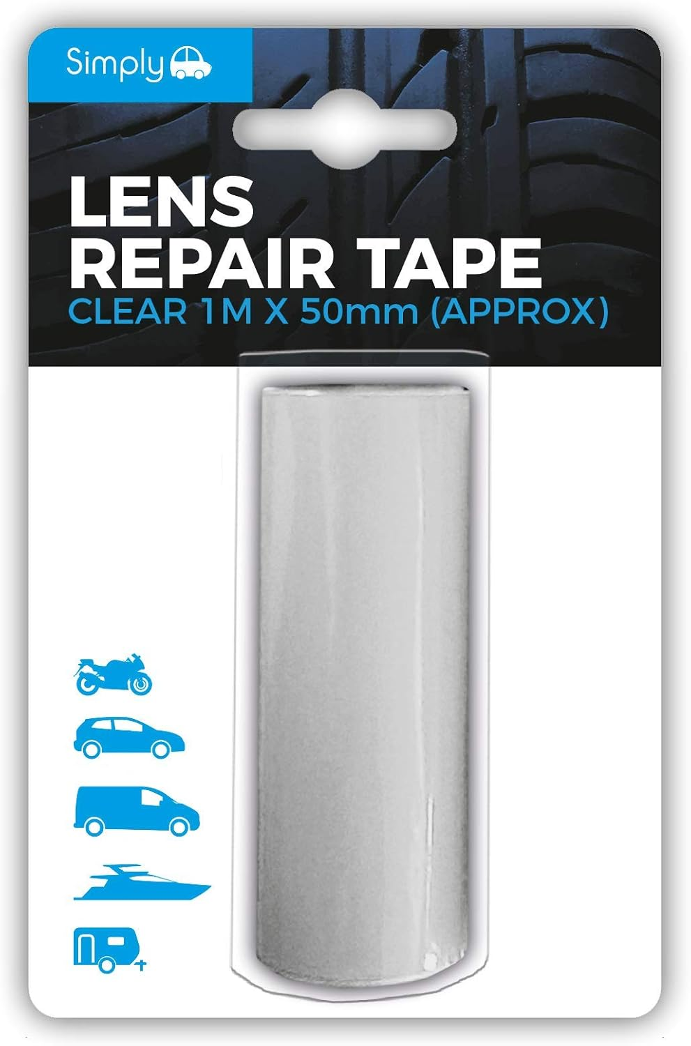 Simply 2252 Lens Repair Adhesive Tape - Clear