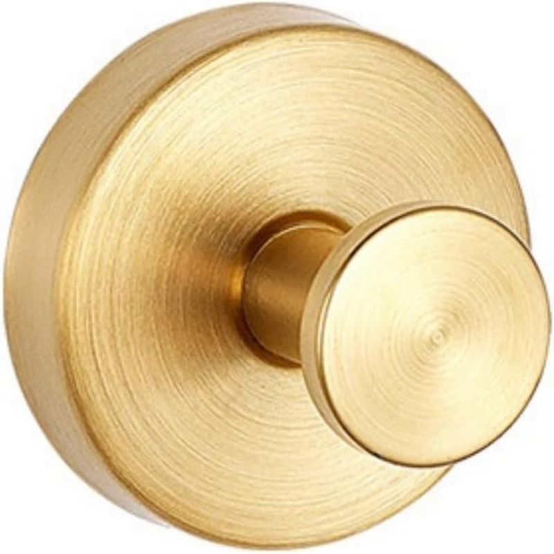 4Pcs No-Drill Hooks - Luxegrip No-Drill Hooks,Wall Hanging Clothes Hook, Single Hook, Bathroom Towel, Clothes, Stainless Steel Hanging Clothes, Hat Hook, Metal Hanging Hook (Gold) - Silvery image number 7