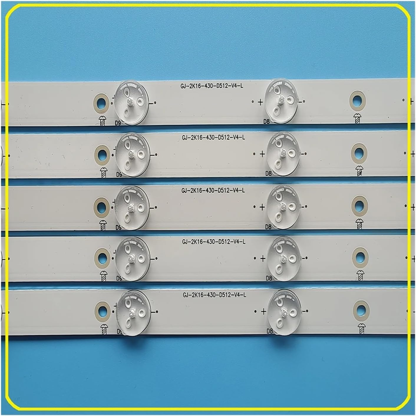 LED Strip LB43014 V0_00 for P-Hilips 43" TV GJ-2K16-430-D512-V4 43PUS6551 43PUS6501 43PUS7202 43PUS6501 43PUS6101 43PUS6201 image number 1