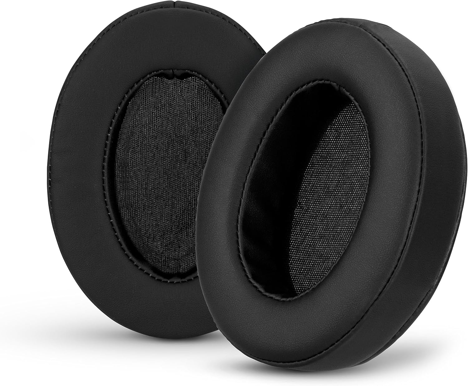(Black) - Brainwavz Earpads for ATH M50X, M50XBT, M40X, M30X, Hyperx, SHURE, Turtle Beach, AKG, ATH, Philips, JBL, Fostex Replacement Memory Foam Ear Pads & Fits Many Headphones (See List), Black Oval