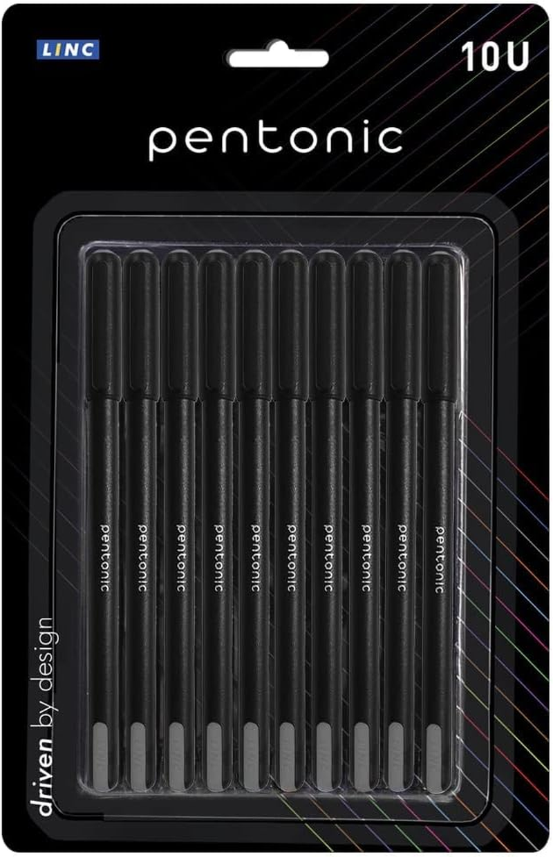 Pentonic LINC Ball Point Pen - Pack of 10 (Black) image number 3