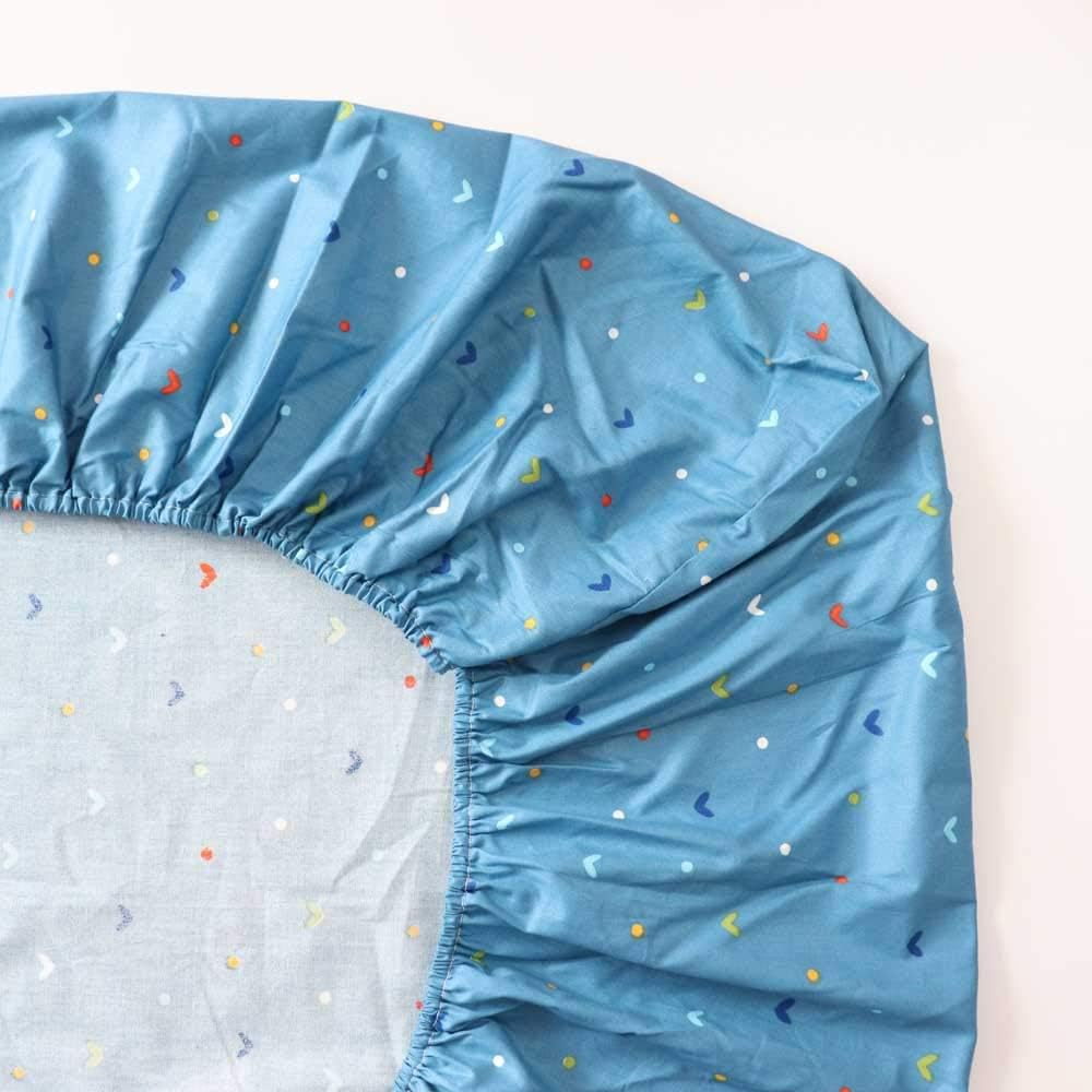 100% Cotton Crib Bedding Set for Toddler Boys Girls,3Pcs Include Duvet Cover,Fitted Sheet,Pillowcase, Baby Bed Linen,Nursery Decoration (Car) image number 2