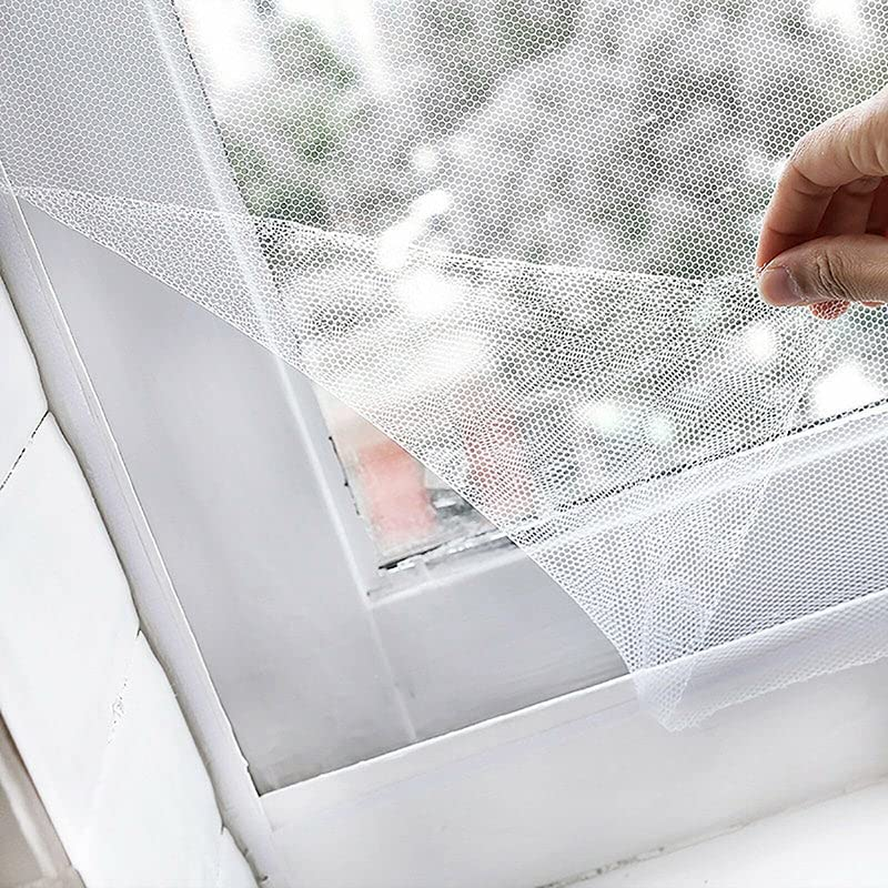 Insect Mesh Window Curtain Wasp Mosquito Bug Netting Cover Kit Fly Screen Net AU