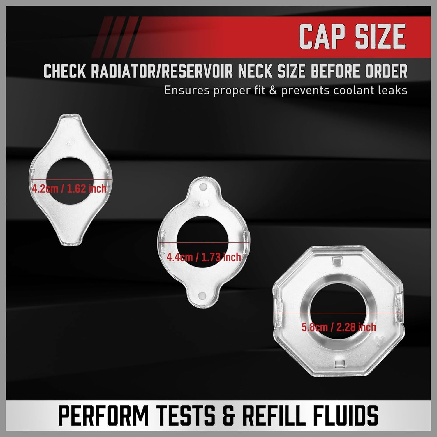 SEDY 19-Pieces No Spill Coolant Filling Funnel Kit, Spill Proof Radiator Funnel Bleeder with Adapters.General-Purpose image number 3