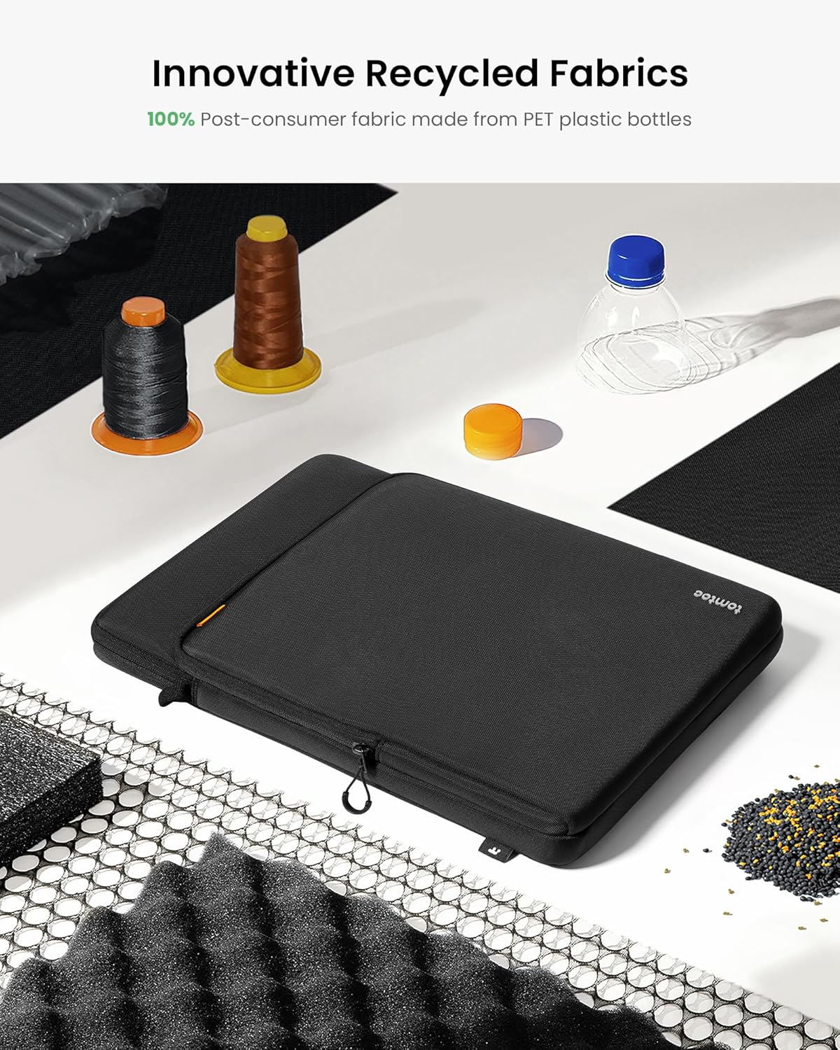 Tomtoc Tablet Shoulder Bag for 2025 13-Inch Ipad Pro M5/M4,13-Inch Ipad Air M3/M2, 12.9-Inch New Ipad Pro 2018-2023 with Magic Keyboard and Smart Keyboard Folio, Tablet Sleeve image number 3