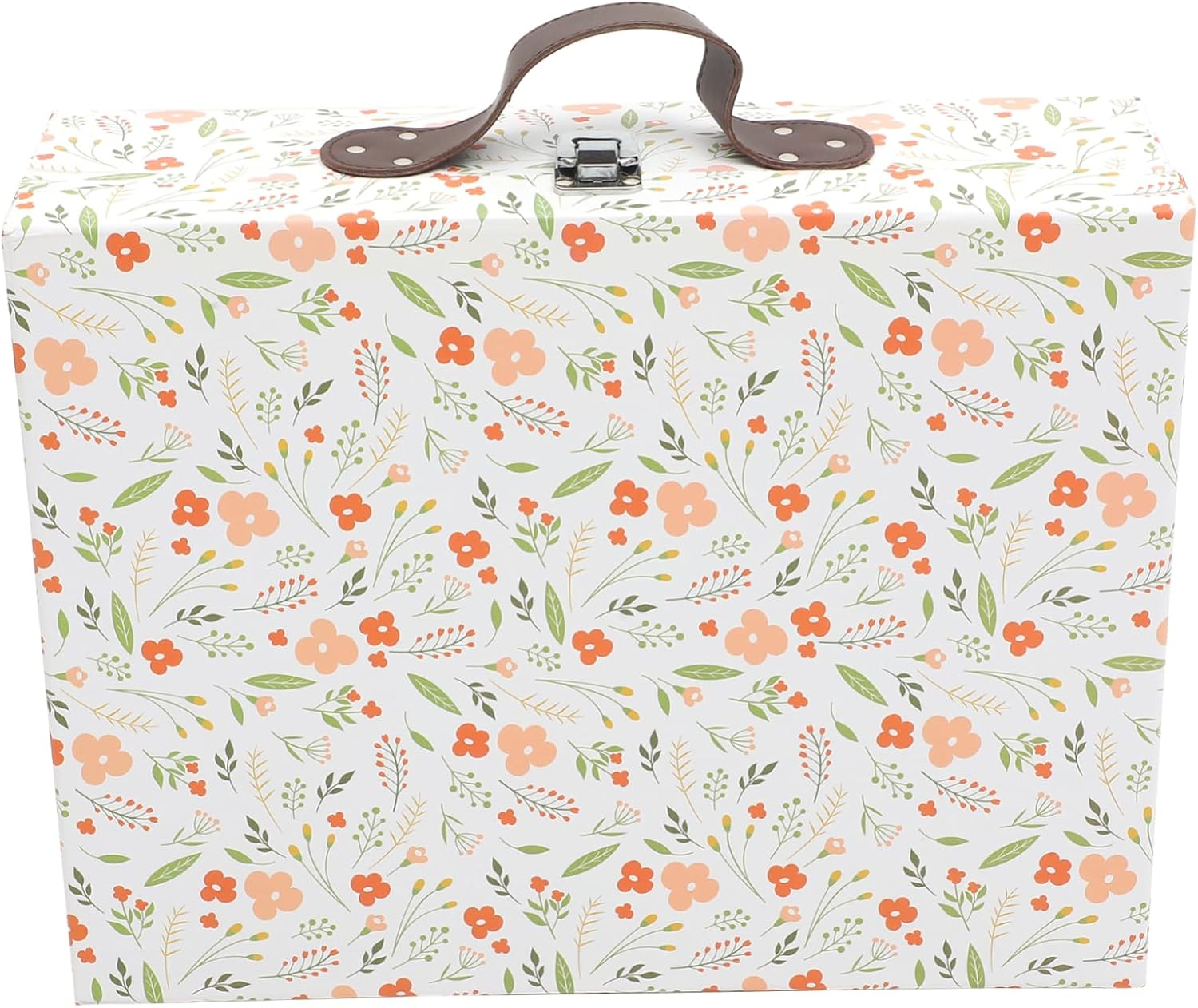 Thickened Paper Suitcase Box Storage Organizer Multi-Functional Decorative Box image number 5