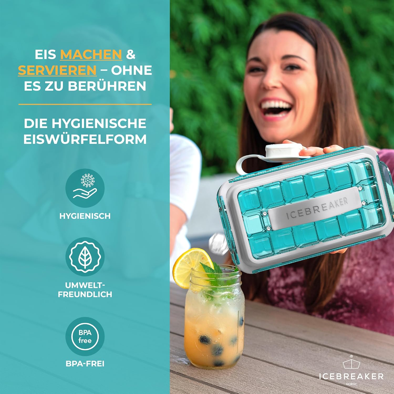 Icebreaker Pop Ice Maker 2.0 - Clear Water Blue image number 6