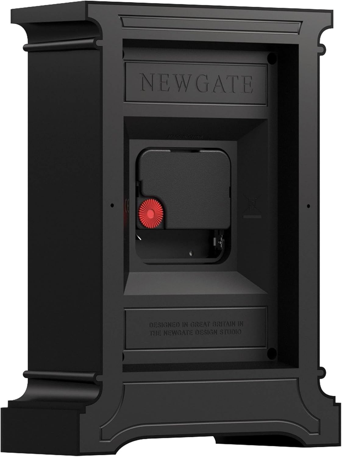 Newgate Time Lord Mantel Clock Matte Black - White image number 3