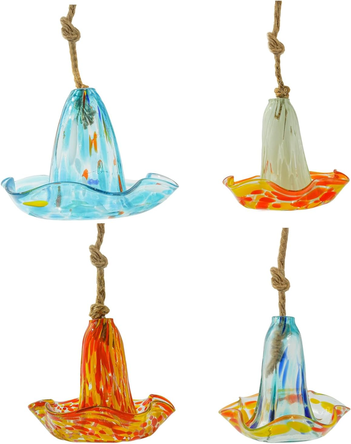 Glass Hummingbird Feeder Outdoor Waterer Fit for Natural Habitats Bird Lovers Easy Setup Garden Decoration Hummingbird Attractor Feeder Weather Resistant image number 5