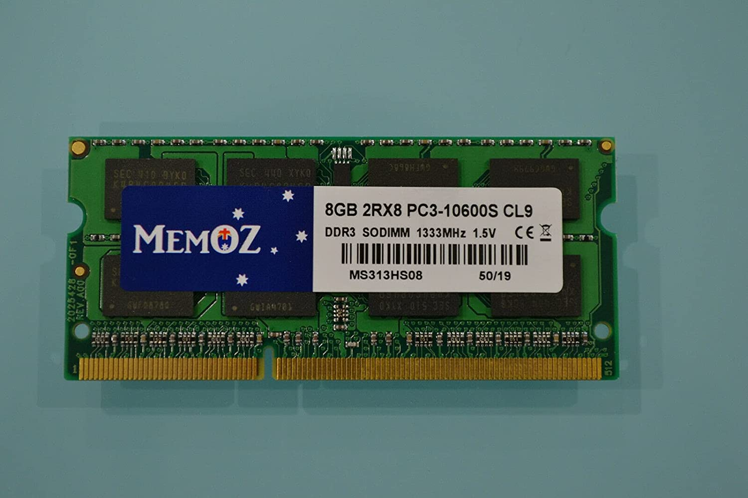 Memoz 8GB DDR3 1333 Mhz Notebook RAM PC3L 10600 Laptop Memory Sodimm Memoz 5 Years Warranty RAM image number 4