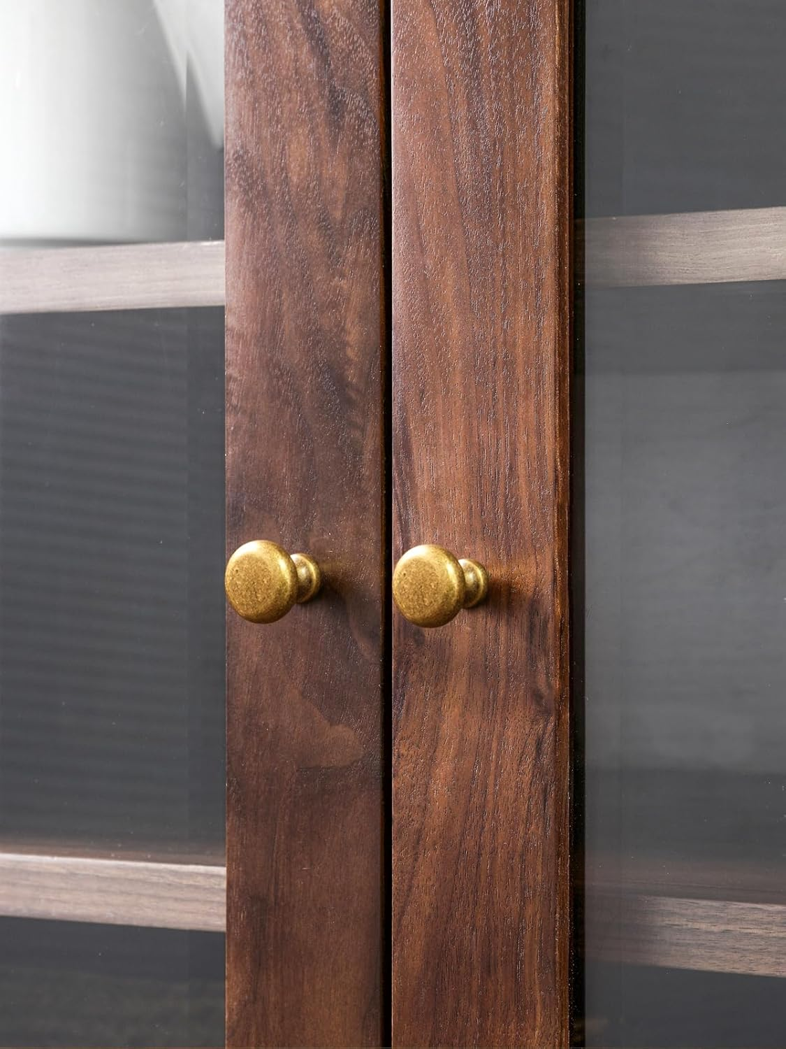 BEILEIOU Antique Brass Cabinet Knobs Classic Vintage Retro Drawer Knobs Kitchen Cupboard Bathroom Dresser Cabinet Bar Drawer Knobs Hardware Handles Zinc Alloy (5, Antique Brass, Knob) image number 6