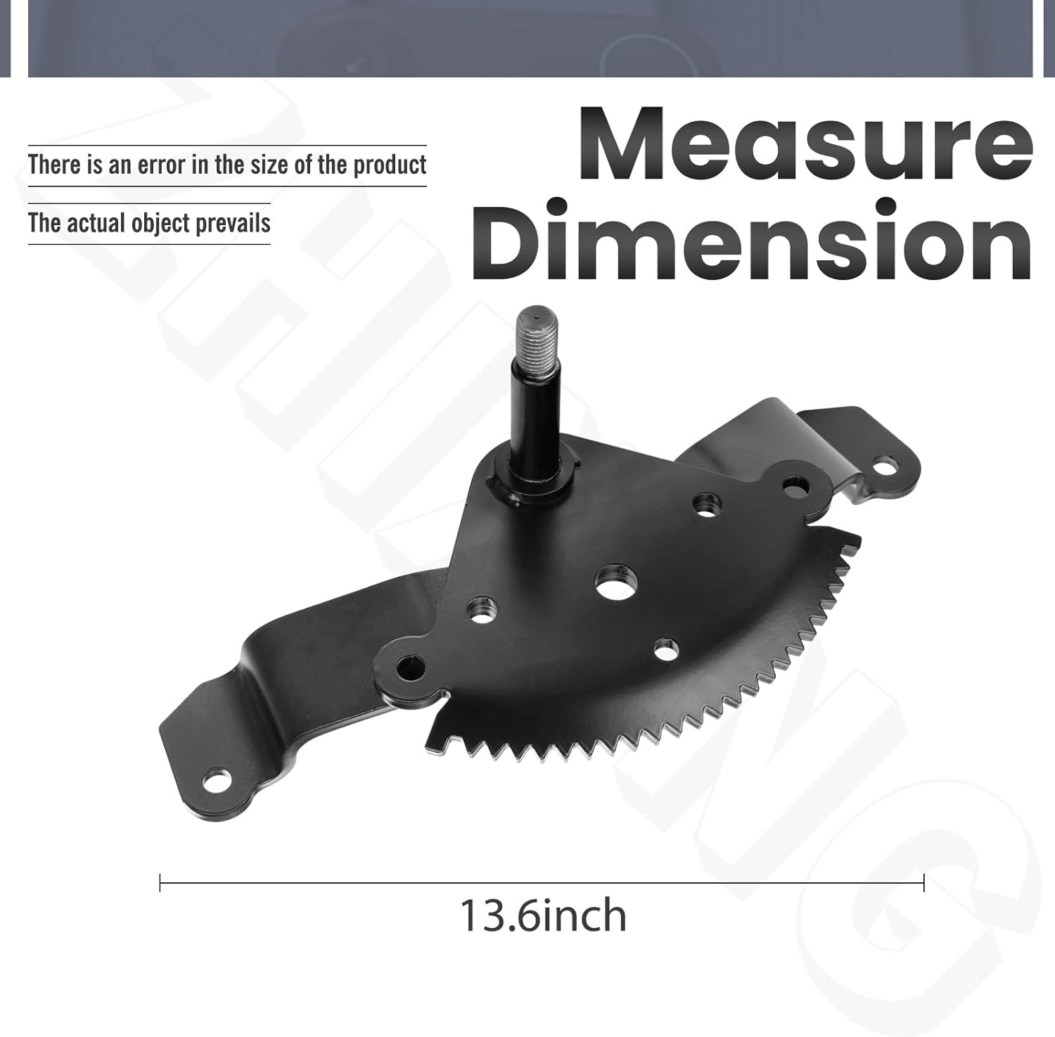 AM136297 M151206 Steering Sector Gear for John-Deere AM136297 M151206 X300 X320 X340 X500 X520 Lawn Tractor, It Is on the Steering Shaft, Mounted under the Steering Wheel Assembly image number 6