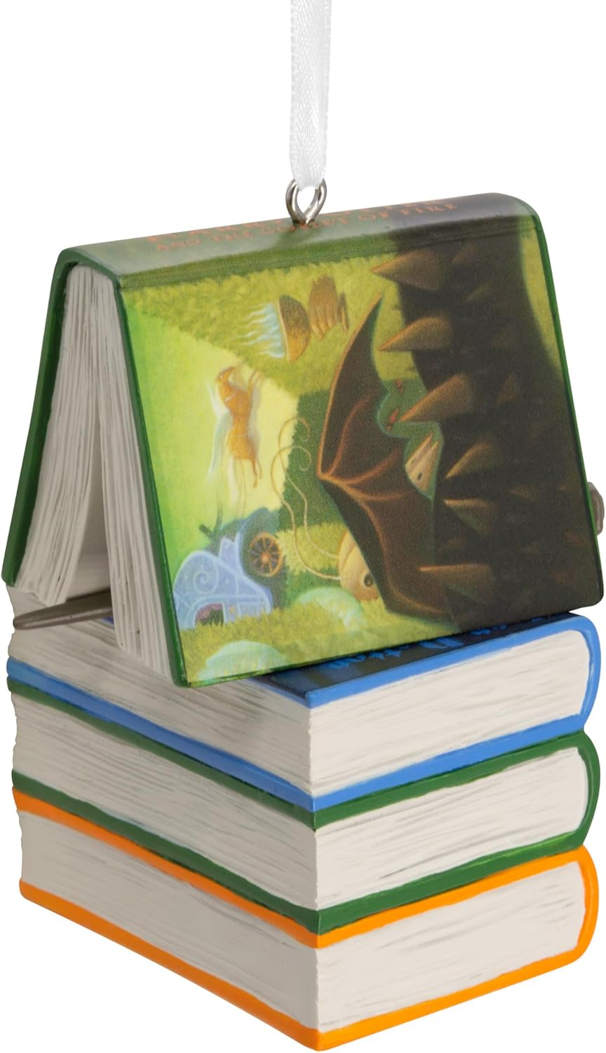 Hallmark Harry Potter Books and Wand Series 2 Christmas Ornament image number 3