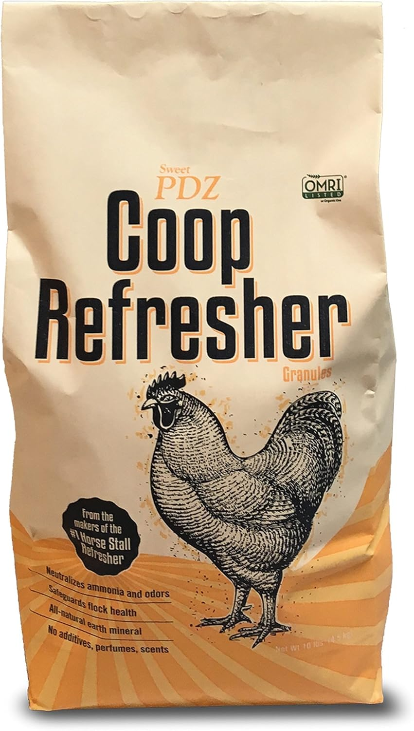 Coop Refresher - Zeolite Odor Eliminator - Essential Chicken Coop Accessory - 10 Lbs image number 6