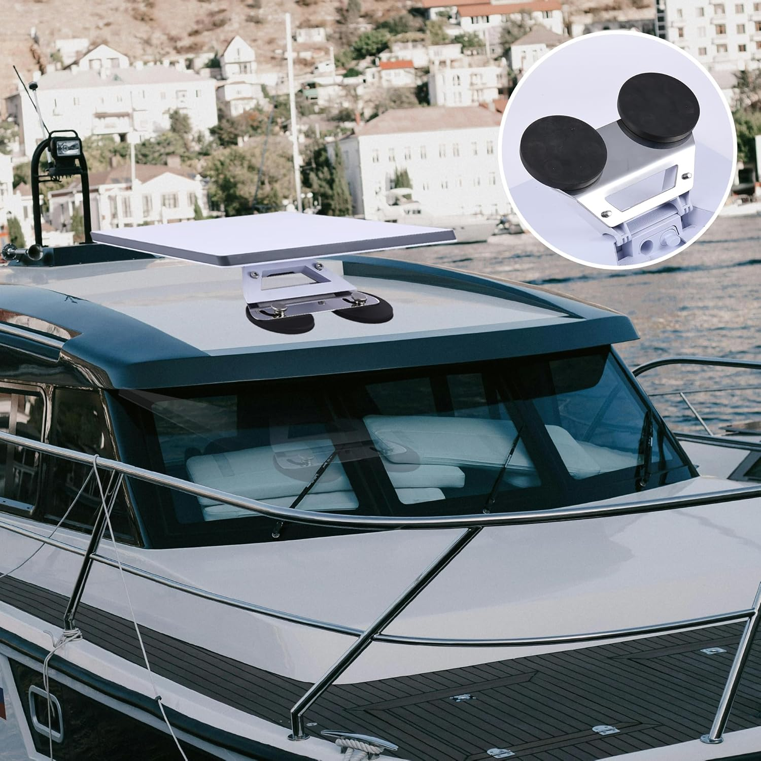 Starlink Mini Strong Magnet Mount Kit, Starlink V4 Roof Mount Magnetic Base. Internet Satellite Kit for RV Campervan Travel Van Mount Iron Roof Mount, 50 Lbs per round Magnet Pull (Magnet Mount Short) image number 6