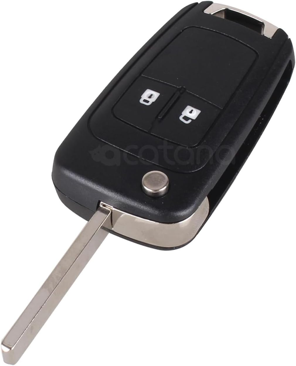 Remote Flip Car Key for Holden Colorado RG 2012 2013 2014 2015 2016 Shell Case Blank Enclosure Fob Direct Replacement 2B 2 Button Unlock Lock Uncut