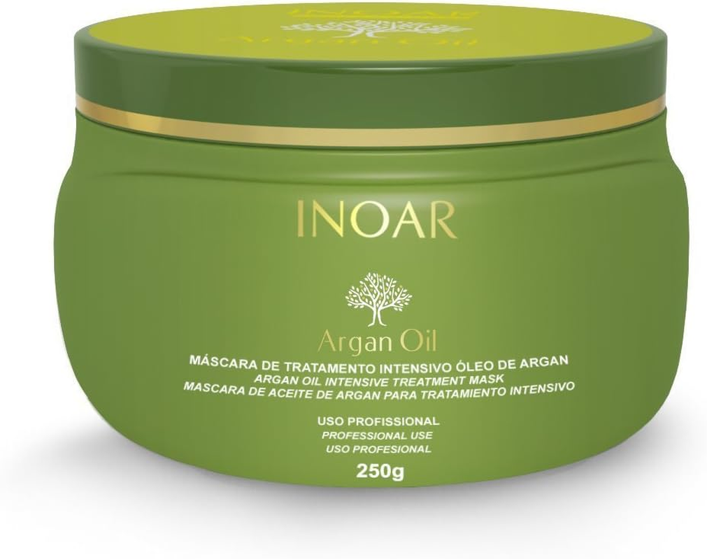 Inoar Home Care Argan Oil Intensive Treatment Hair Mask (250 Grams) image number 2