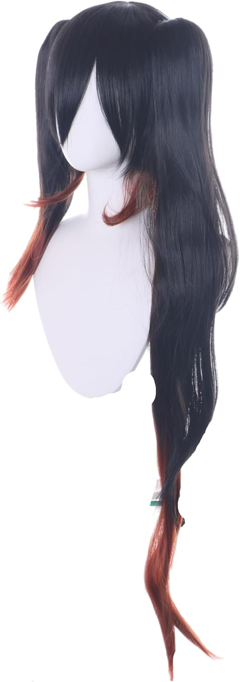 PL-147 Tokisaki Kurumi Date a Live Black Brown 120 Cm Twin Tail Clips Lolita Cosplay Wig Anime Manga image number 6