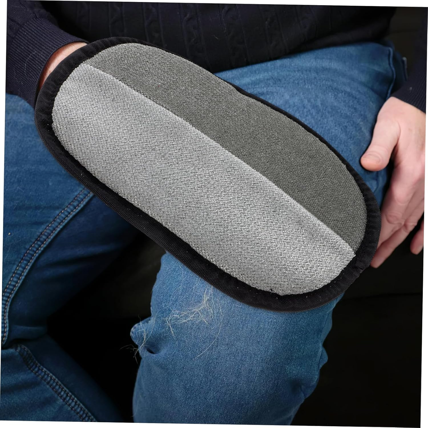 Anneome Pet Hair Removal Gloves Double Sided Brush for Cats Dogs Efficient Dog Cat Hair Remover Large Grooming Mitt Easy Maintenance