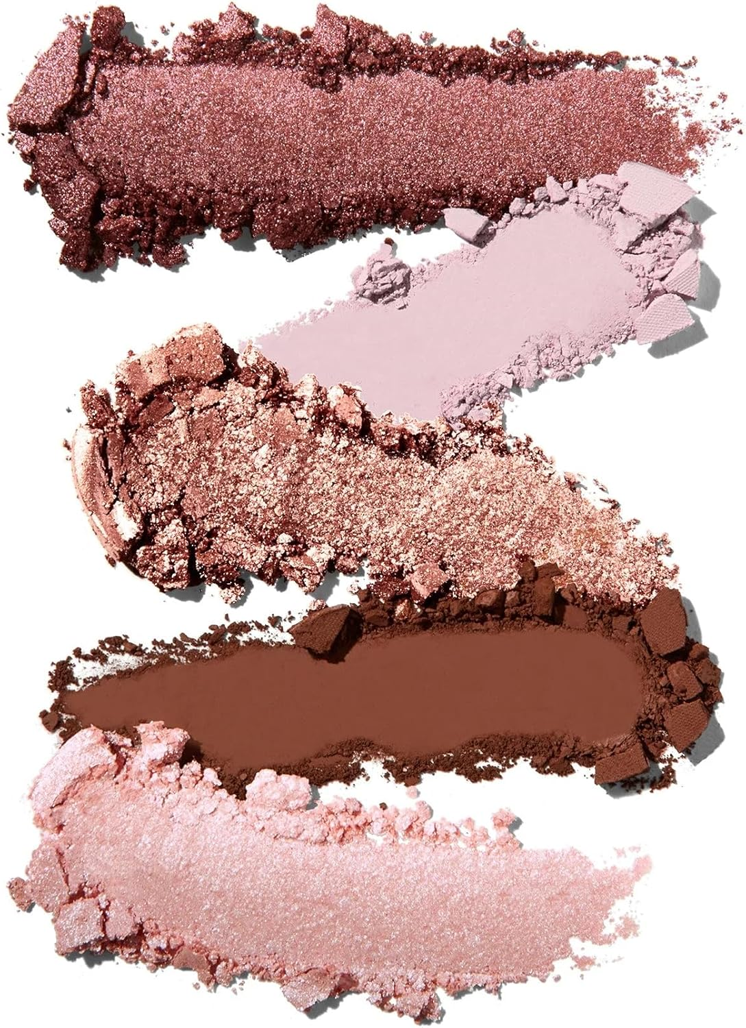 Morphe Rich & Foiled Artistry Palette - 9-Pan Metallic Eye Makeup Palette with Luxe Mattes, Shimmers, and Foil-Finishes - Mauve & Pink Colors with Luminous Shine - Rose to Fame (0.35 Oz) image number 6