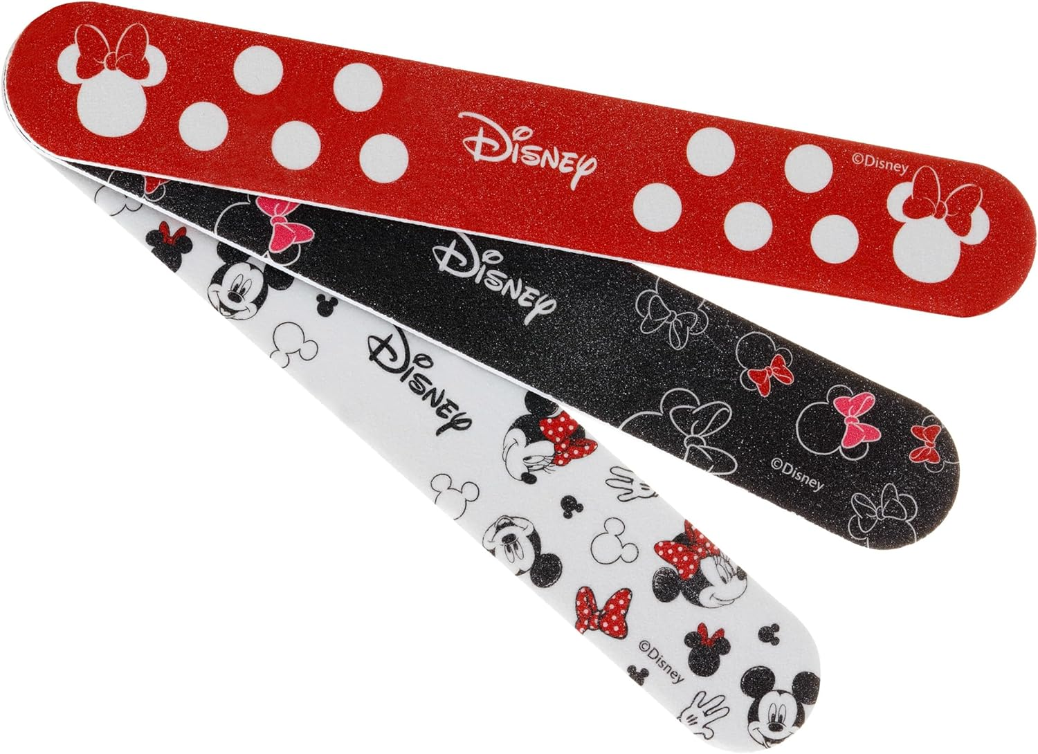 Tweezerman Disney'S Mickey Mouse & Minnie Mouse Ear-Esistible Nail Files (Pack of 3) image number 6