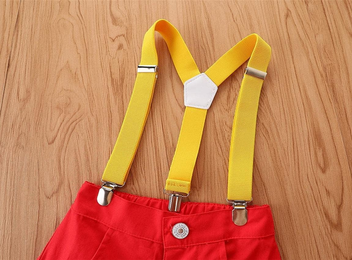 Dressy Daisy Baby Toddler Boys Mouse Halloween Costume Suspenders Suit Fancy Party Dress up Set with Mouse Ears and Gloves for 6 Months to Size 7 image number 3