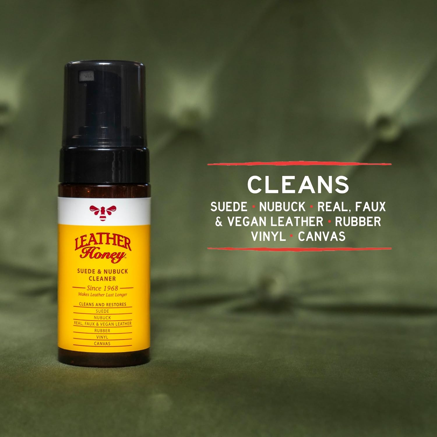 Leather Honey Suede & Nubuck Care Kit: Cleaner, Protector, Suede Brush & Eraser: Clean, Protect & Restore Shoes, Boots, Uggs, Furniture, Jackets, Bags and Apparel. Safe for Any Color image number 2