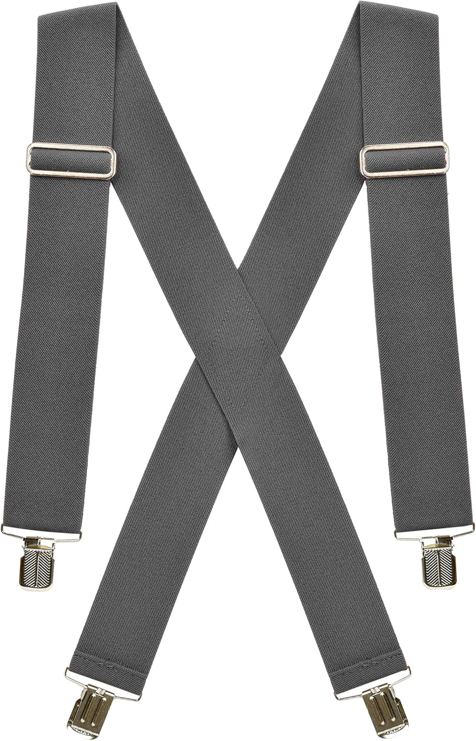 Hold&rsquo;Em Suspenders for Men Heavy Duty Big and Tall Utility Clips 2 Inch Wide Elastic Work Braces