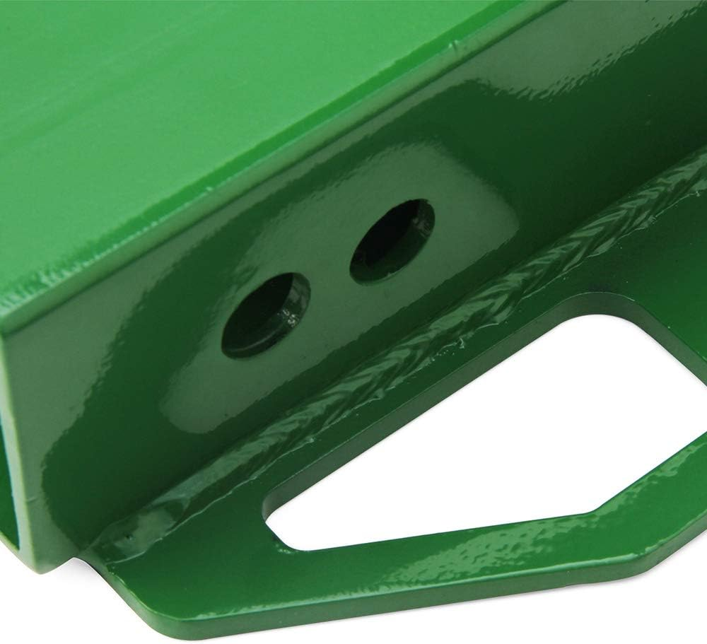 ELITEWILL Green Rear Trailer Hitch Receiver Fit for John Deere Gator 4X2 6X4 Old Style with Bolt image number 4