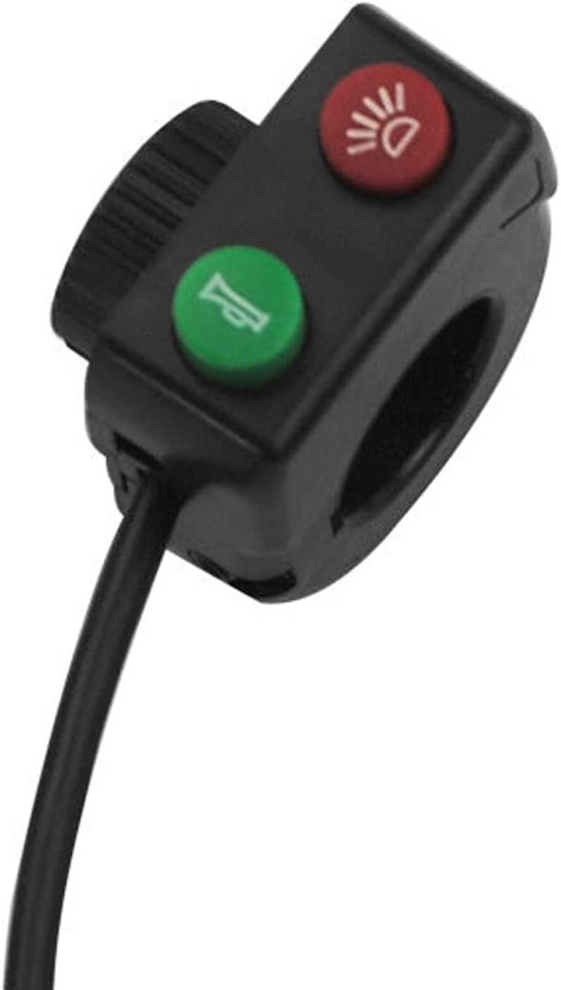ATV Motorcycle Handlebar Controll Switch Accessories Headlight Easy Install on off Push Button Light Switch Electric Horn Universal Motorcycle Part Signal Auto Led Fog for Motorbike Replace image number 4