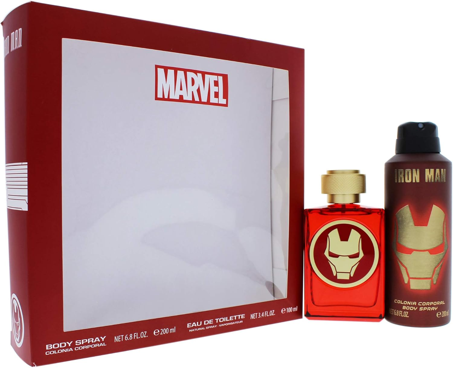 Marvel Iron Man 100Ml EDT + 200Ml Body Spray, 300 Ml image number 1