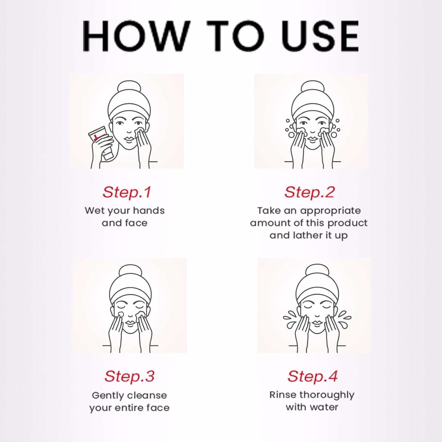 WINONA Face Wash 80G, Extra Moisturizing Cleansing Foam for for Dry & Sensitive Skin, Lightweight, Gentle Cleanser with Sodium Hyaluronate, Soothing and Hydrating, Suitable for Men & Women image number 6