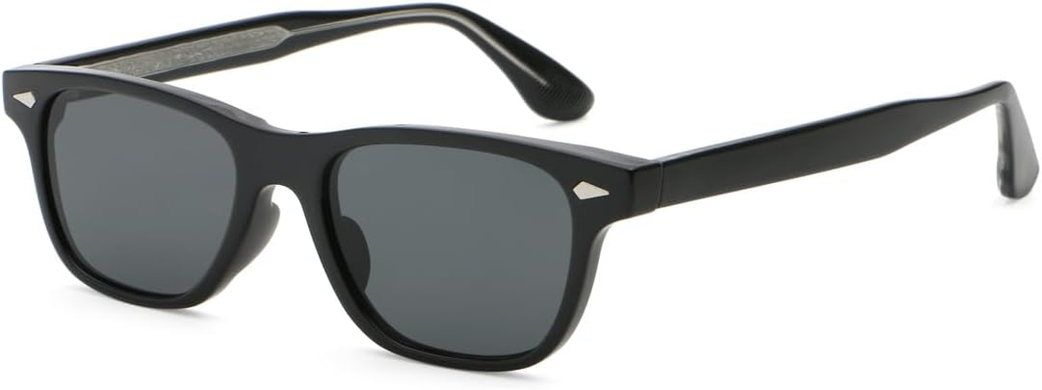 Square Sunglasses Men Women UV400 Eyewear Fashion Sunglasses CP Frame Glasses Acetate Temple