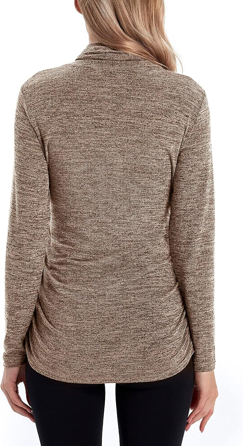 MOMOOD Women'S Maternity Long Sleeve Shirt Top Pregnancy Fashionable Sweater image number 5